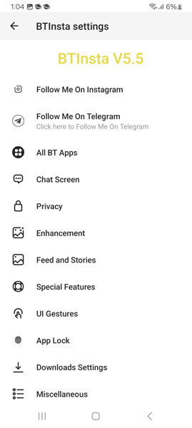 Instagram BT
