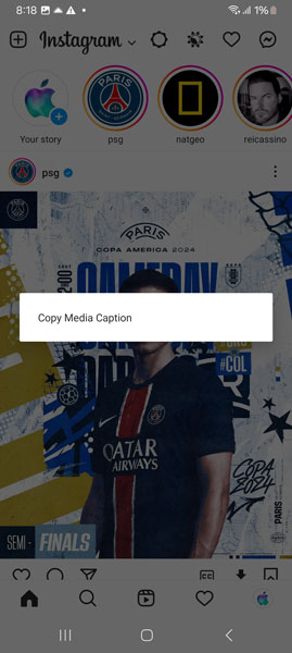 copy media insta