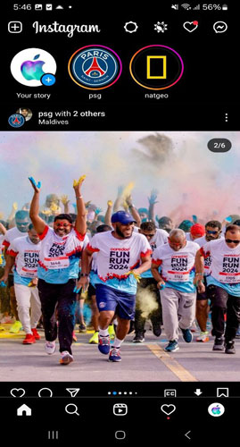 an instagram