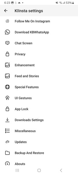 kiinsta setting